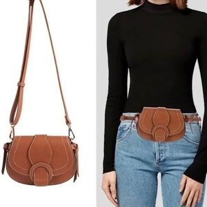 NWT Rachel Zoe saddle multi-way bag